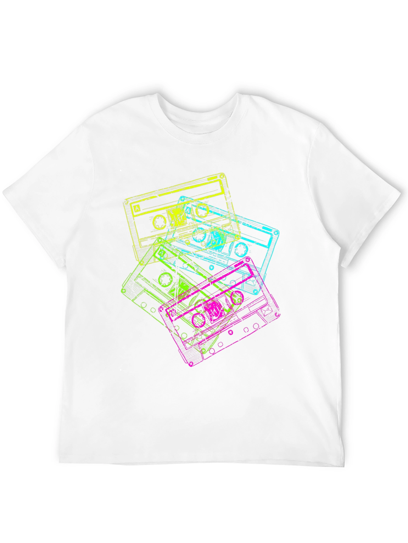 Retro Cassette Tape T-Shirt - 80s Style Tee