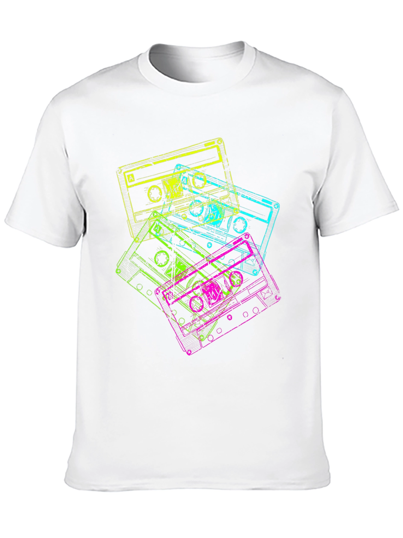 Retro Cassette Tape T-Shirt - 80s Style Tee