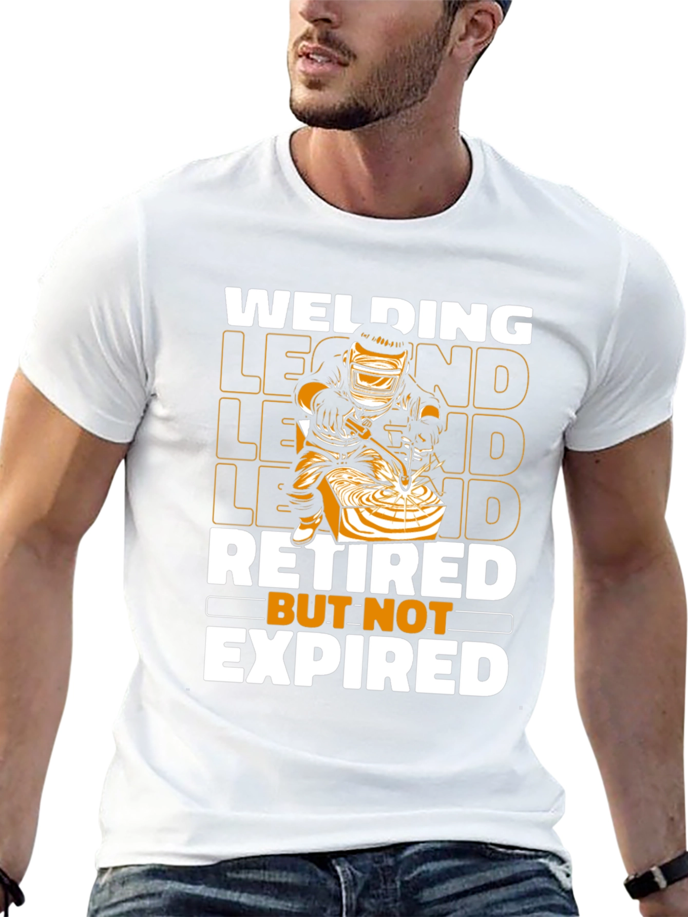 Welding Legend T-Shirt - Retired But Not Expired