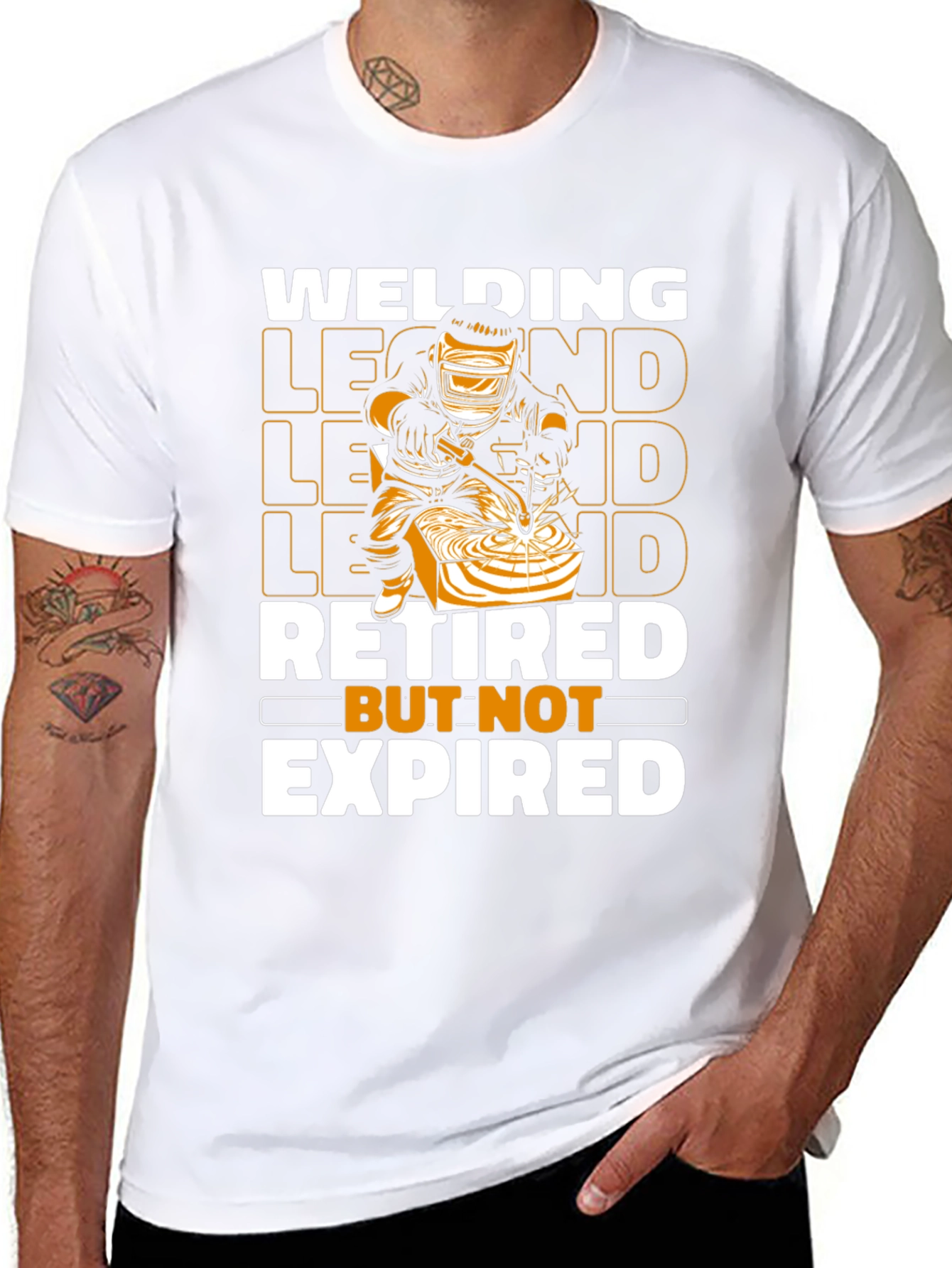 Welding Legend T-Shirt - Retired But Not Expired
