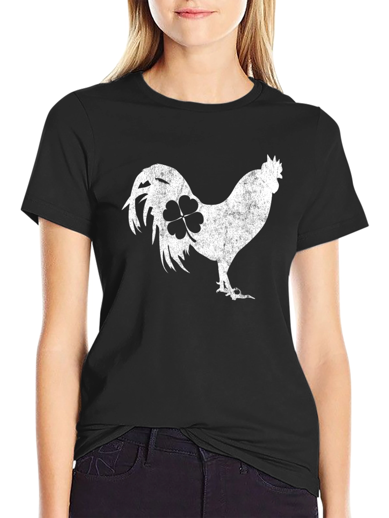 Lucky Rooster T-Shirt - St. Patricks Day Chicken Tee