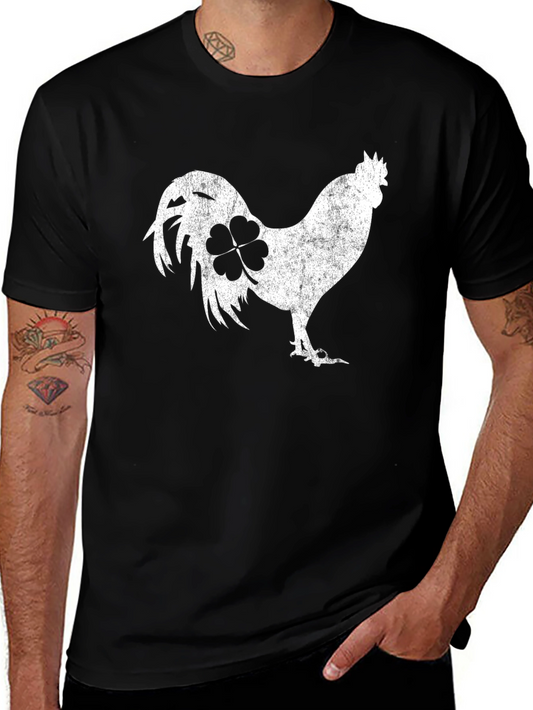Lucky Rooster T-Shirt - St. Patricks Day Chicken Tee