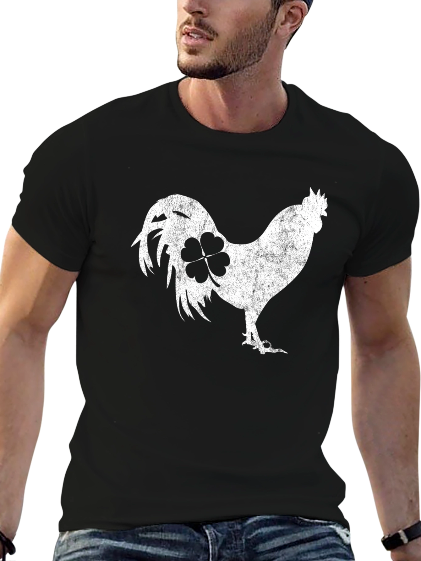 Lucky Rooster T-Shirt - St. Patricks Day Chicken Tee