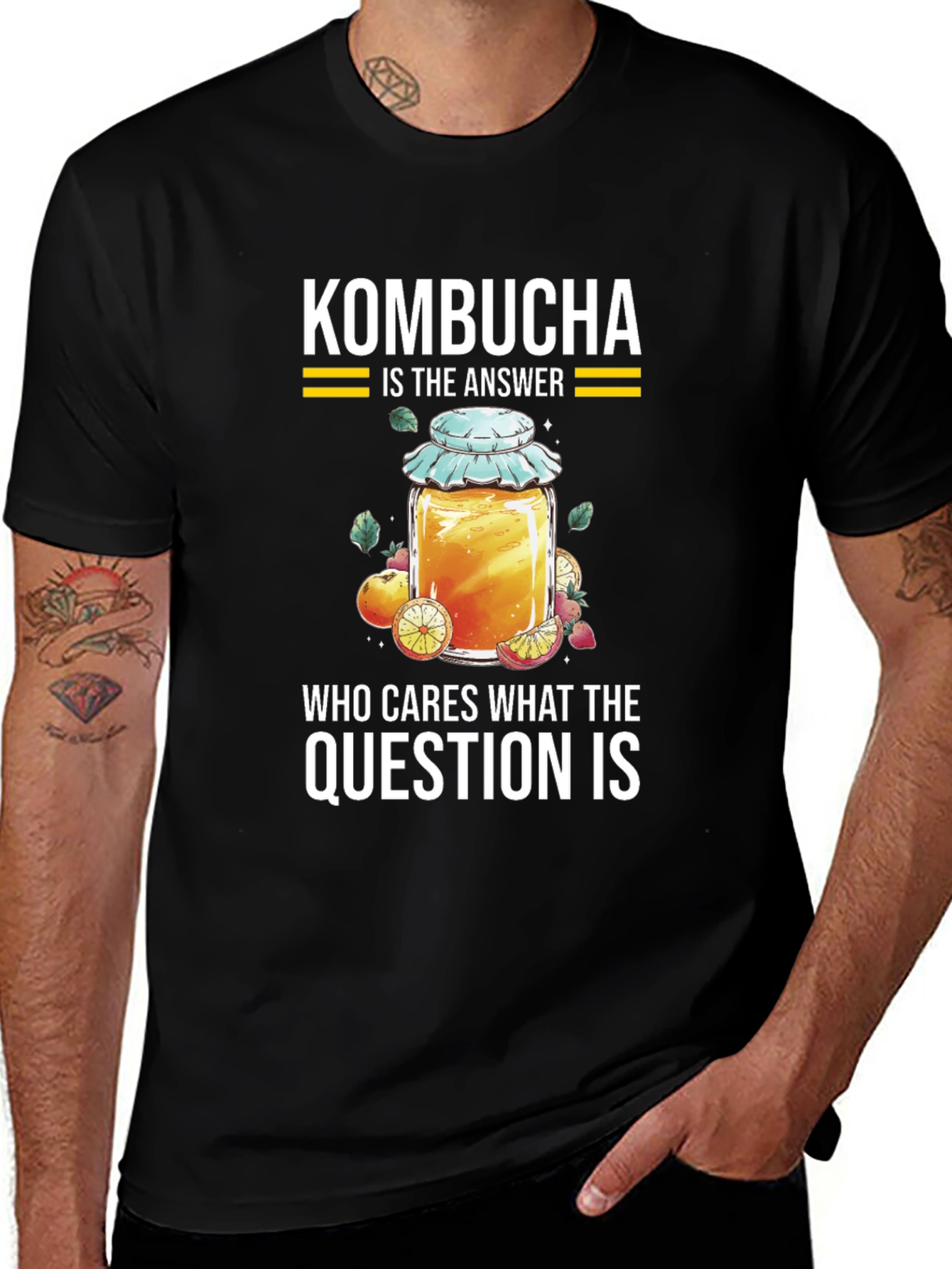 Kombucha Answer T-Shirt - Quirky Graphic Tee