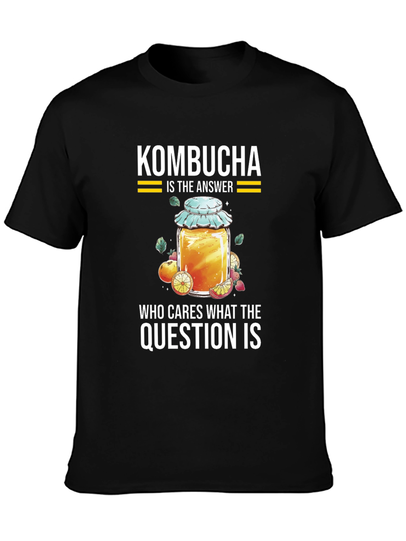 Kombucha Answer T-Shirt - Quirky Graphic Tee