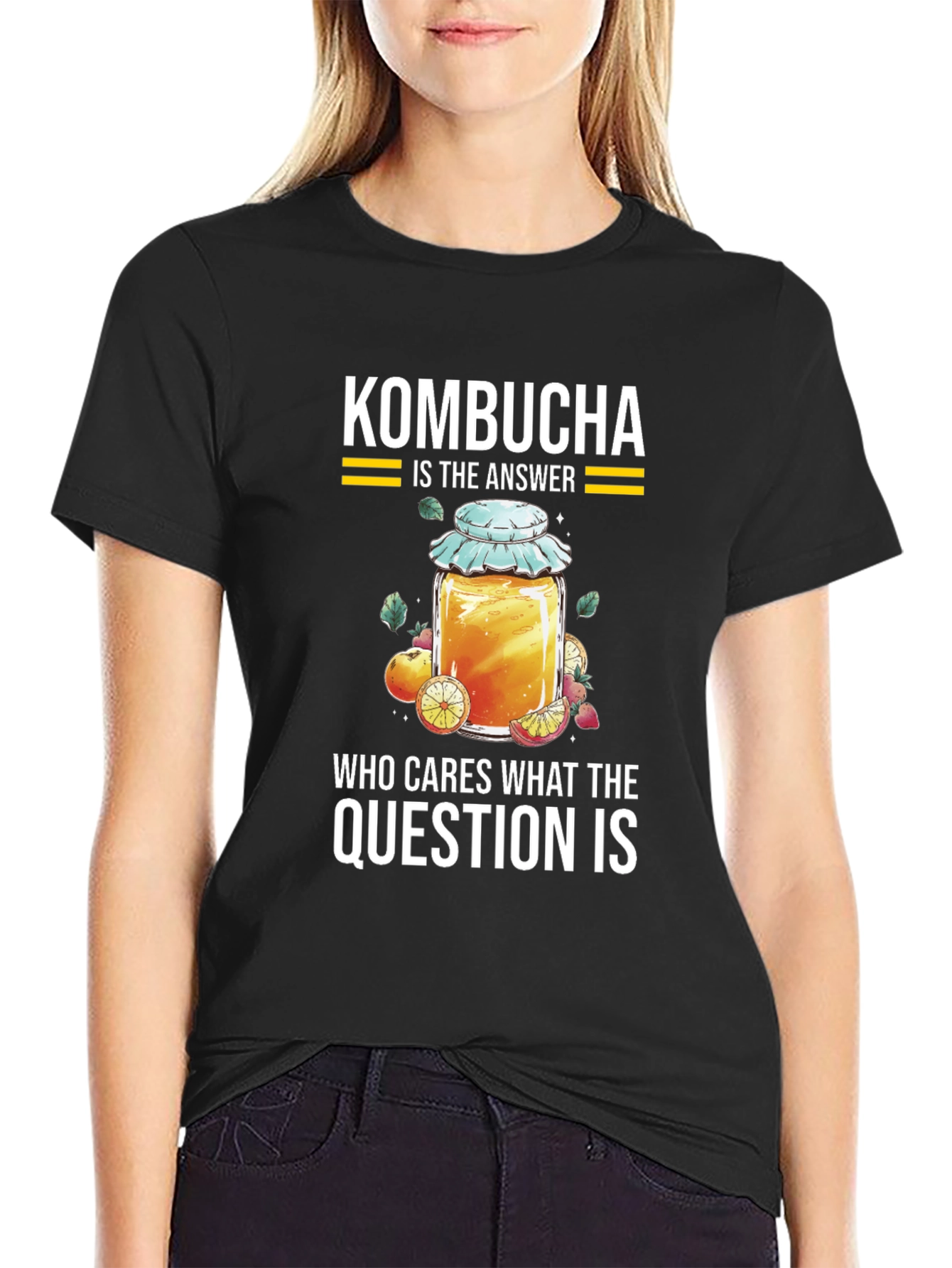 Kombucha Answer T-Shirt - Quirky Graphic Tee