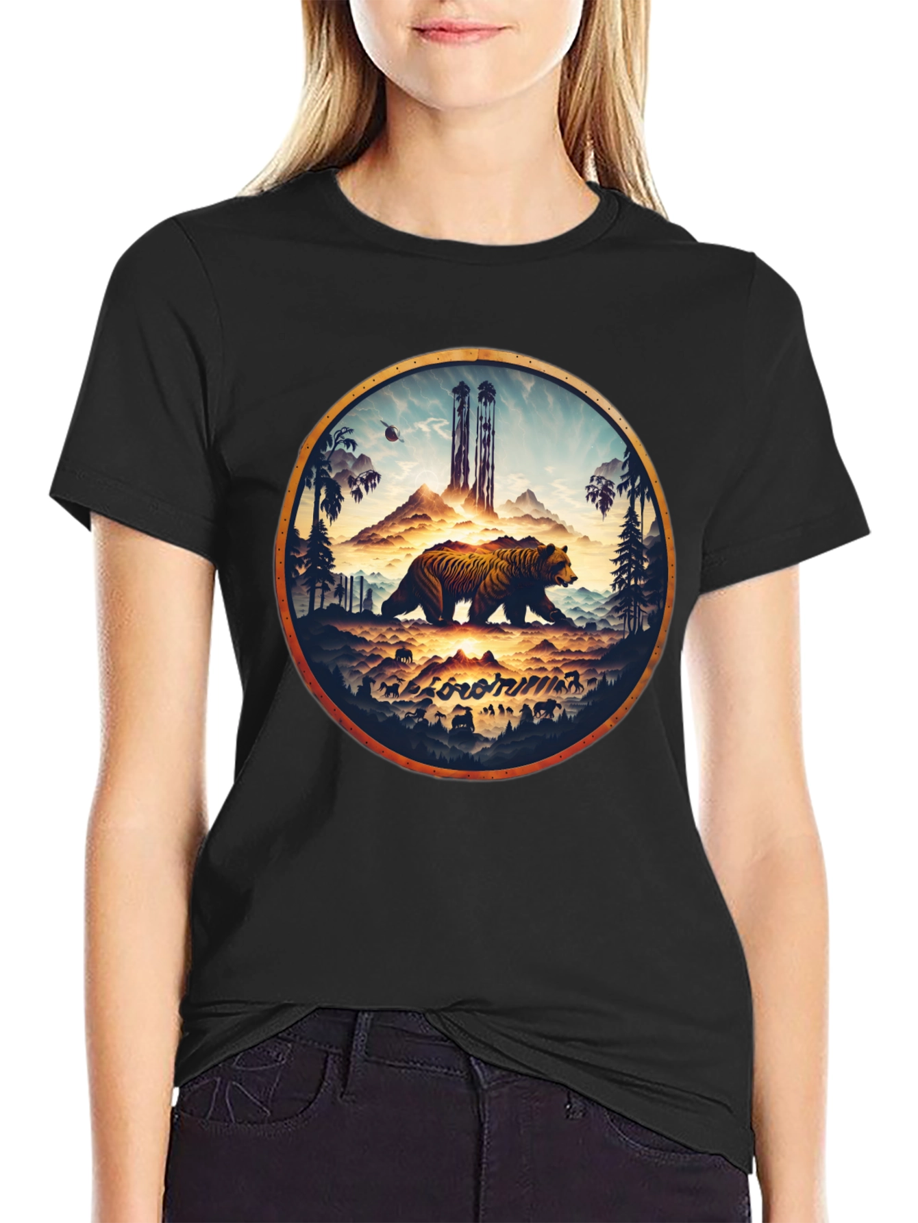 California Bear Graphic T-Shirt