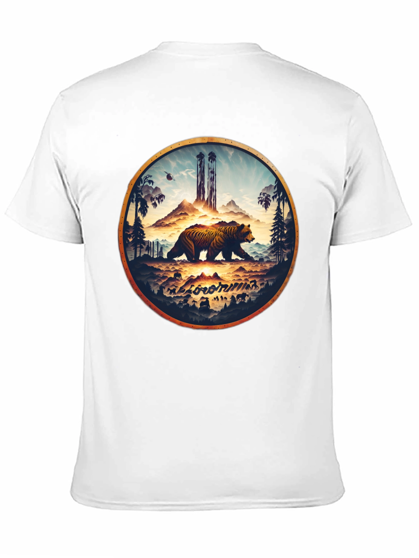 California Bear Graphic T-Shirt