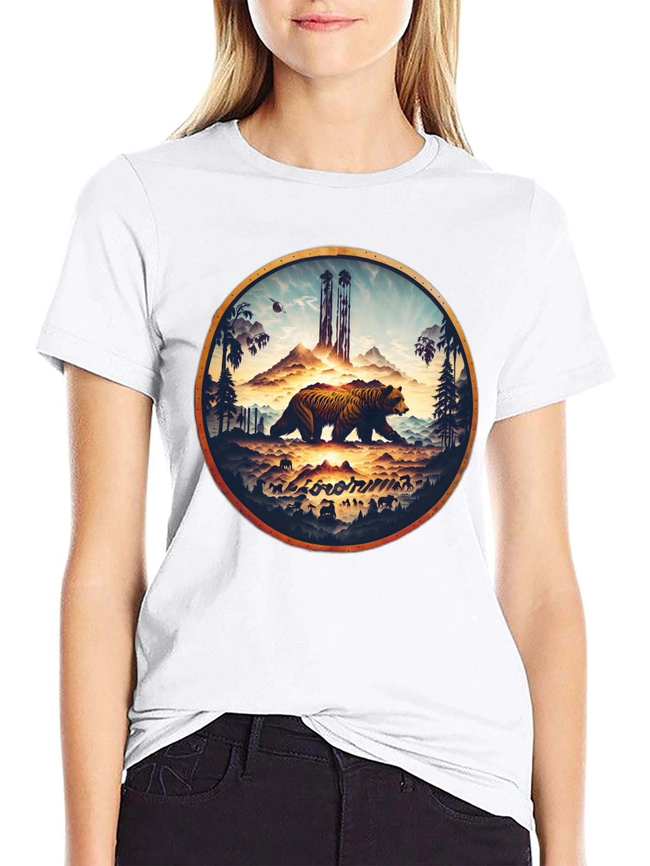 California Bear Graphic T-Shirt