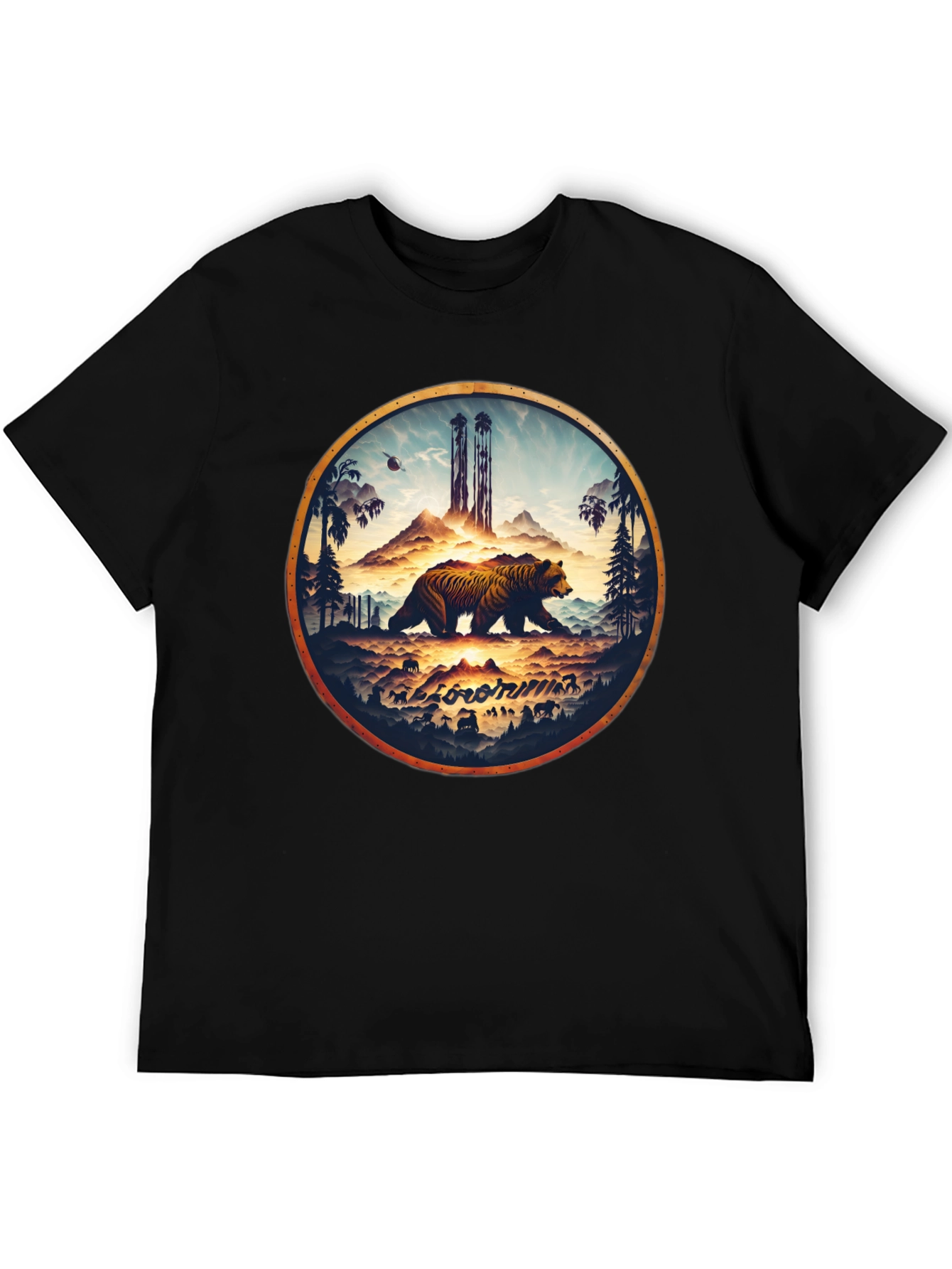 California Bear Graphic T-Shirt