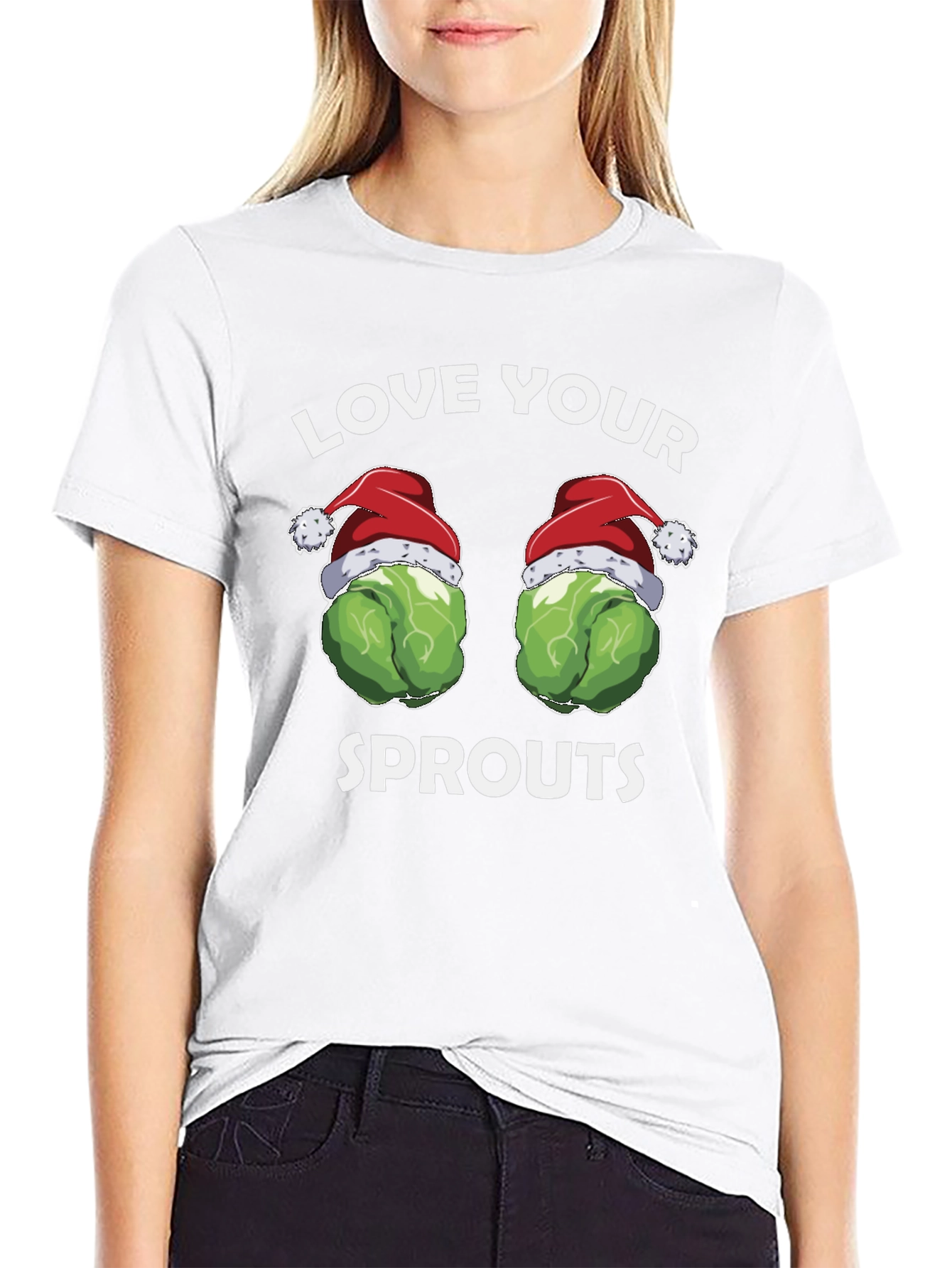 Love Your Sprouts Funny Holiday T-Shirt