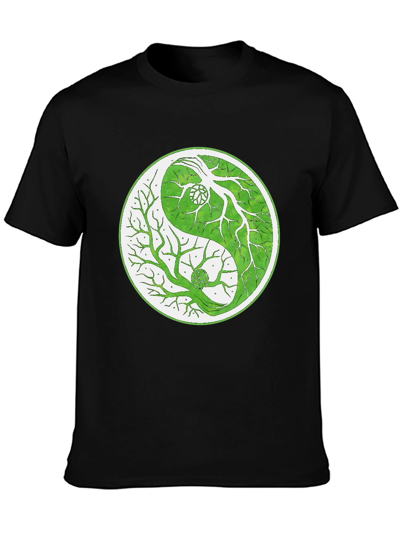 Yin Yang Tree T-Shirt - Balance & Nature