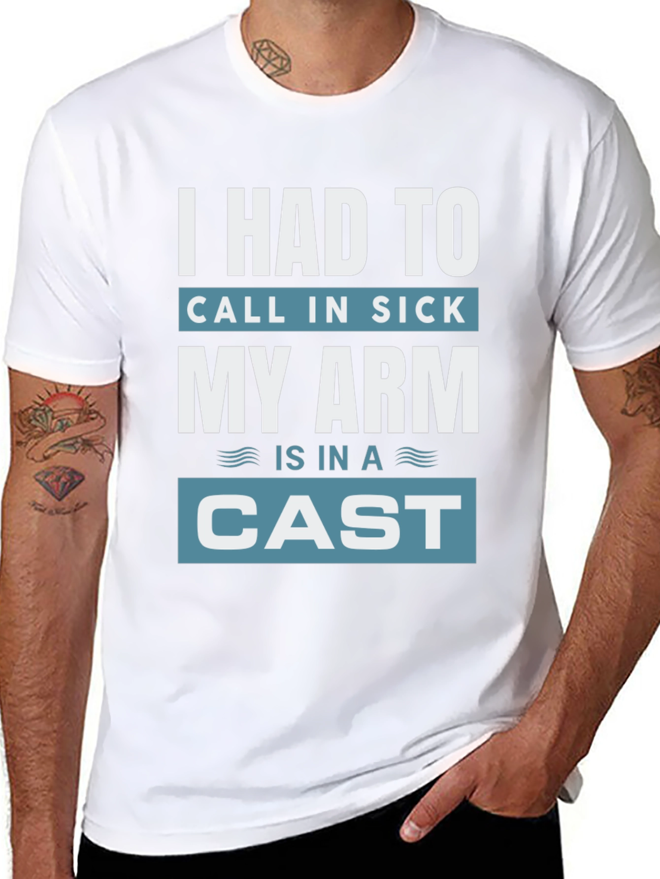 Funny My Arm Is In A Cast T-Shirt