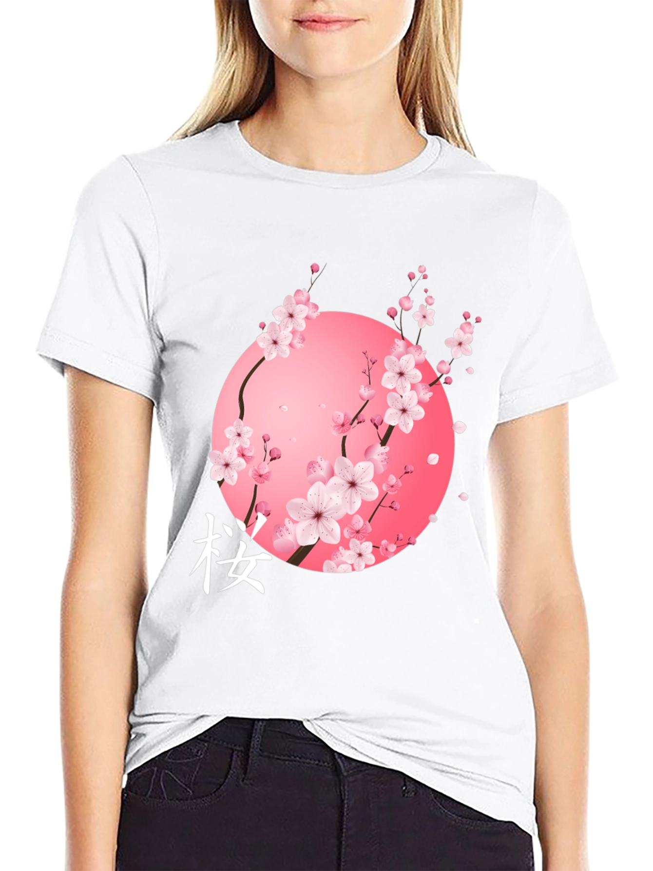 Sakura Blossom Graphic Tee - Japanese Cherry Tree T-Shirt