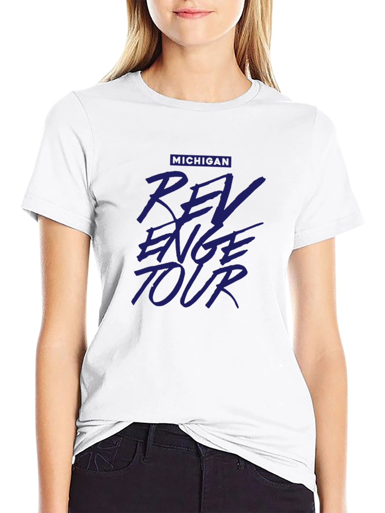 Michigan Revenge Tour Black T-Shirt