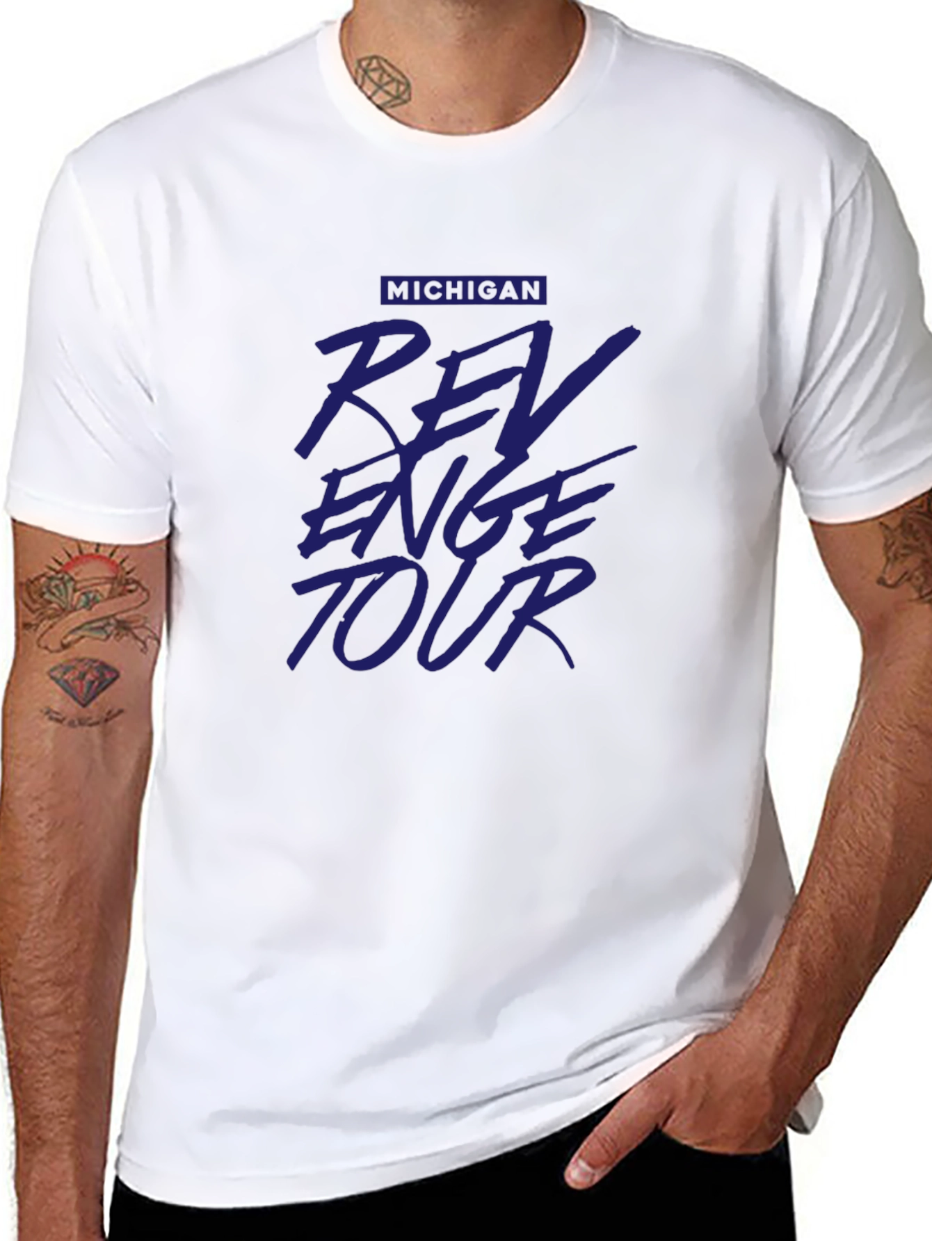 Michigan Revenge Tour Black T-Shirt