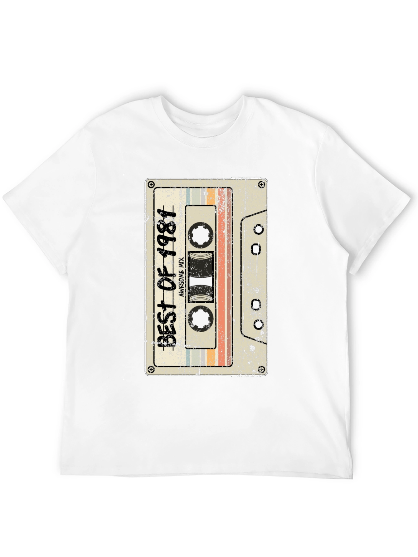 Best of 1981 Cassette Tape Graphic T-Shirt