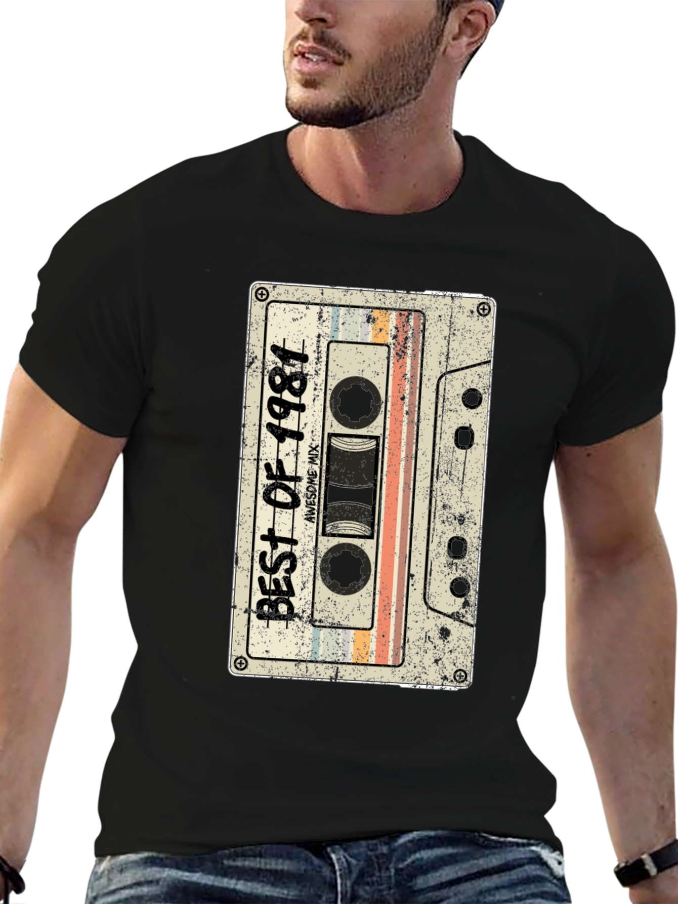 Best of 1981 Cassette Tape Graphic T-Shirt