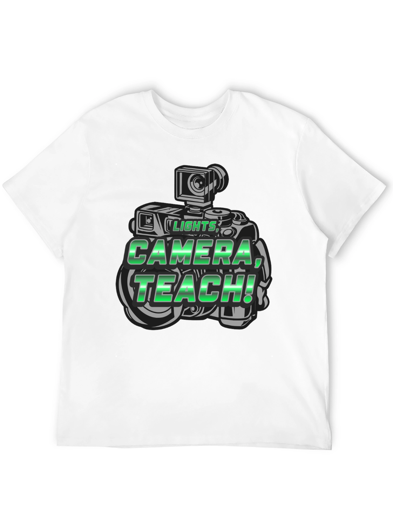 Lights Camera Teach Graphic T-Shirt