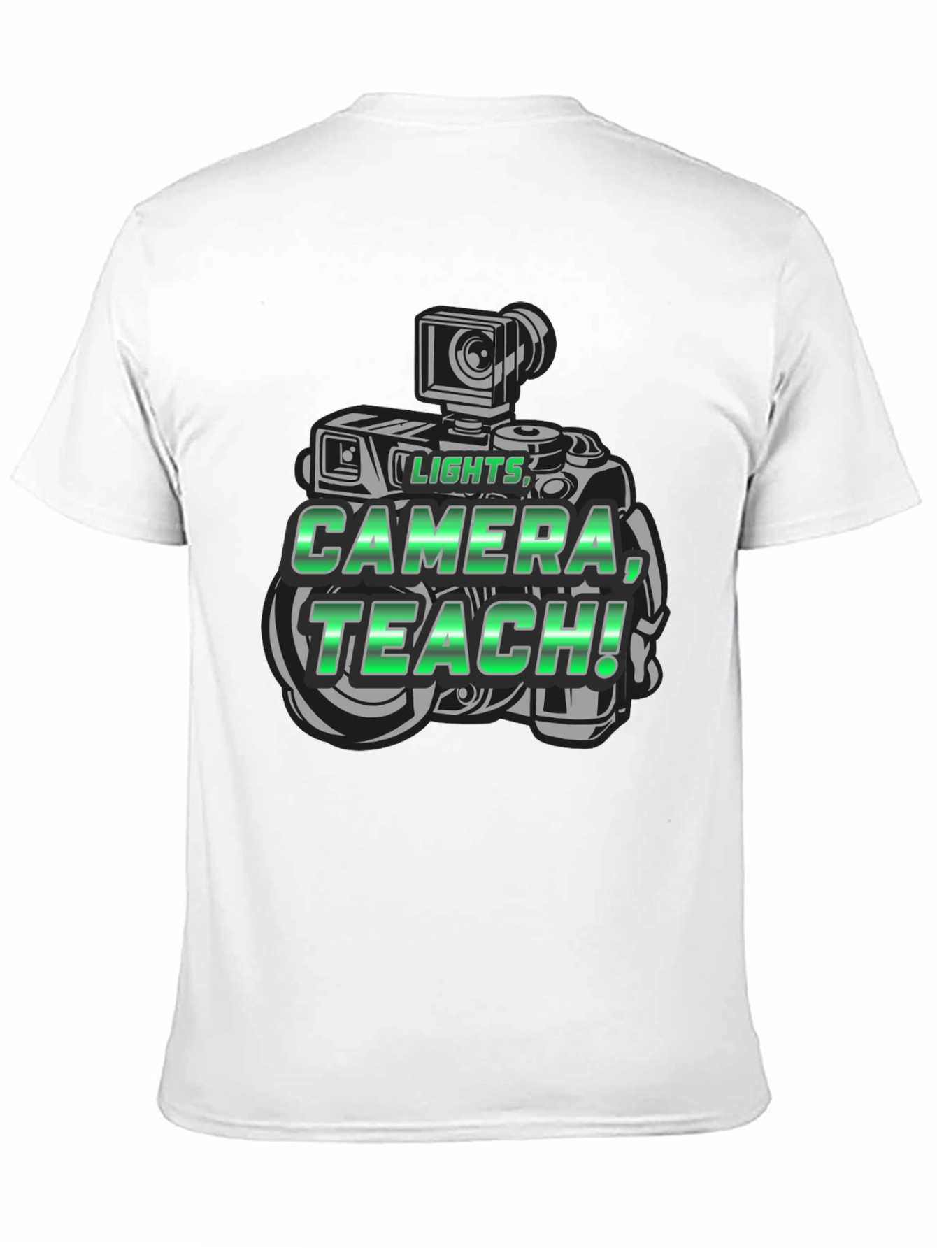 Lights Camera Teach Graphic T-Shirt