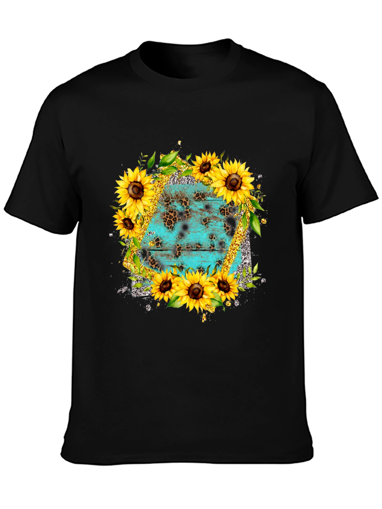 Sunflower & Turquoise T-Shirt