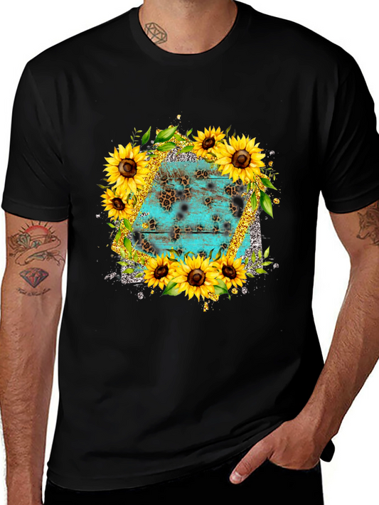 Sunflower & Turquoise T-Shirt