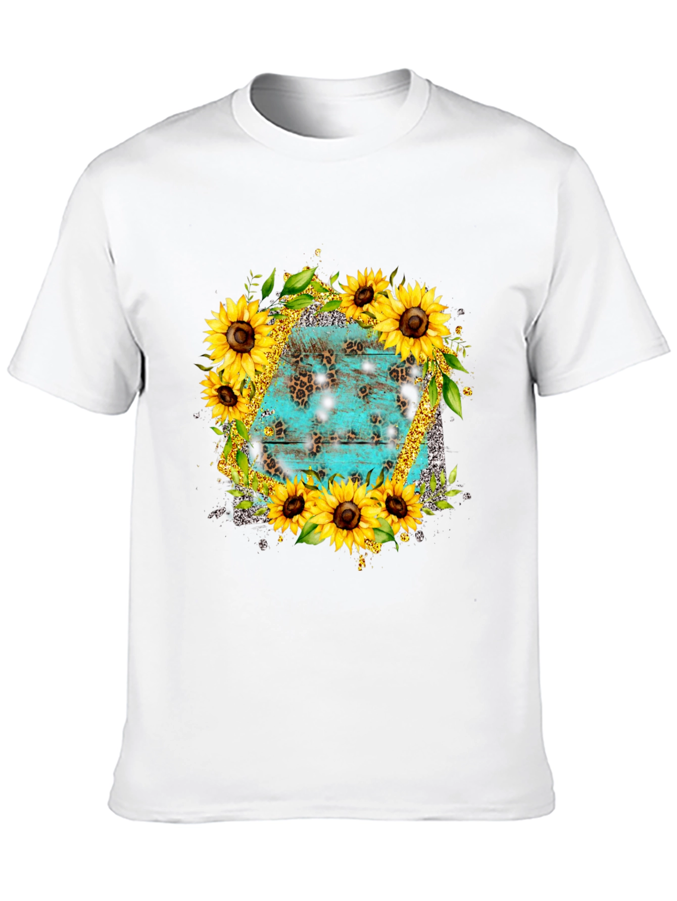 Sunflower & Turquoise T-Shirt