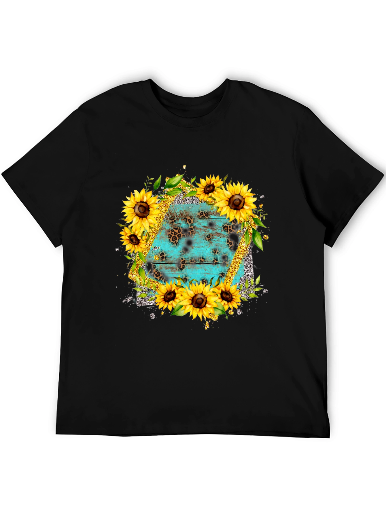 Sunflower & Turquoise T-Shirt
