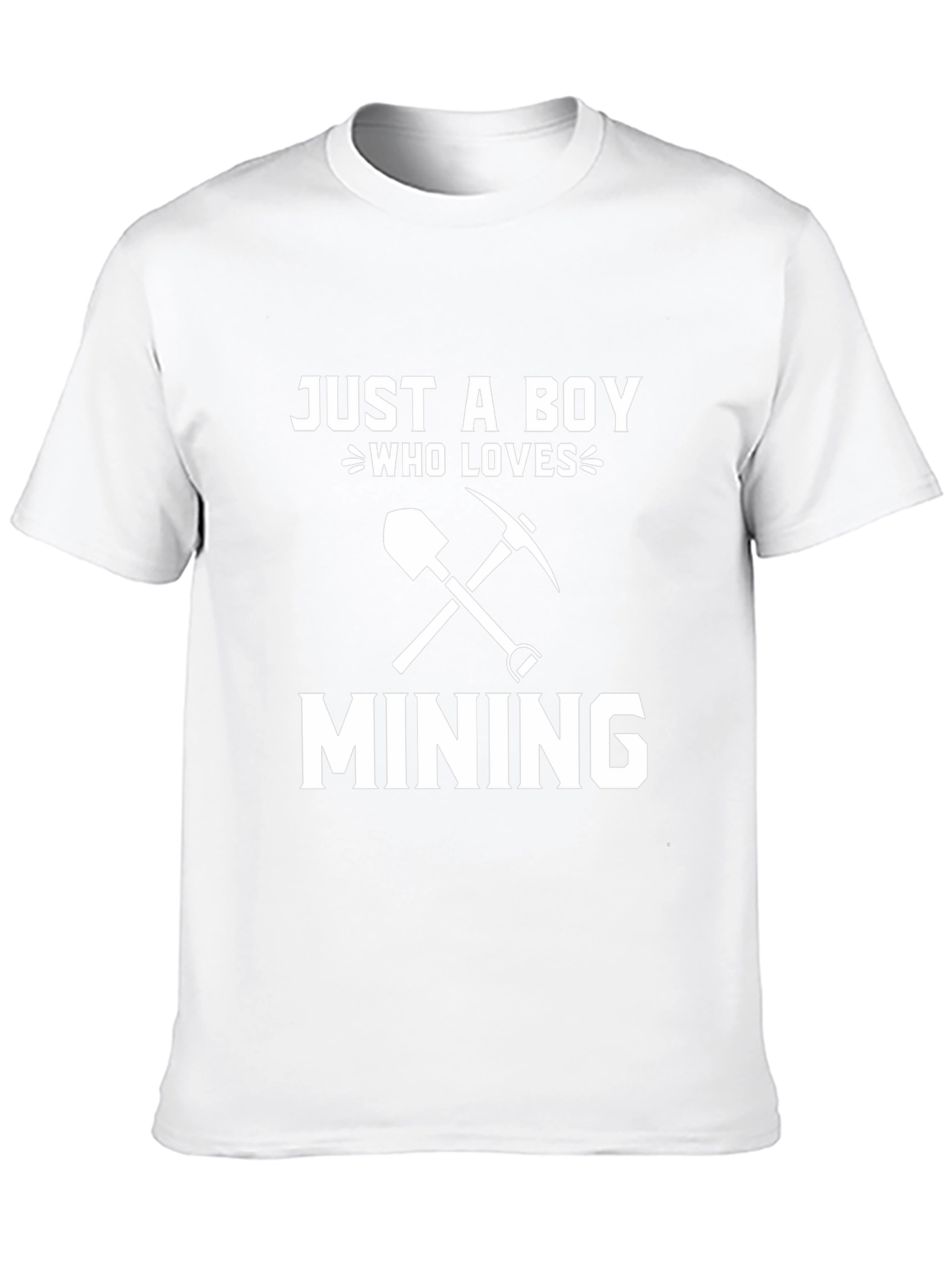 Just a Boy Who Loves Mining T-Shirt