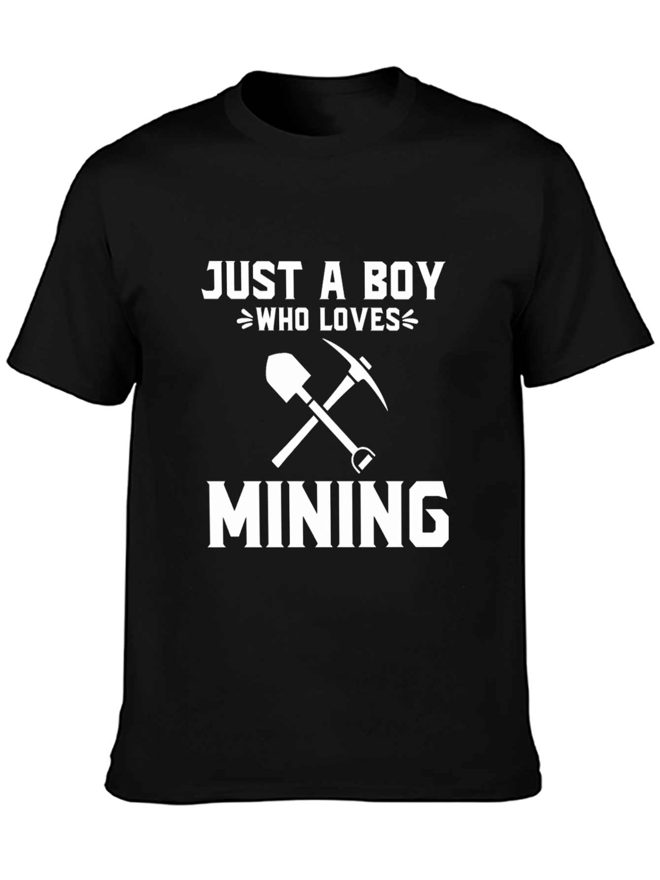 Just a Boy Who Loves Mining T-Shirt