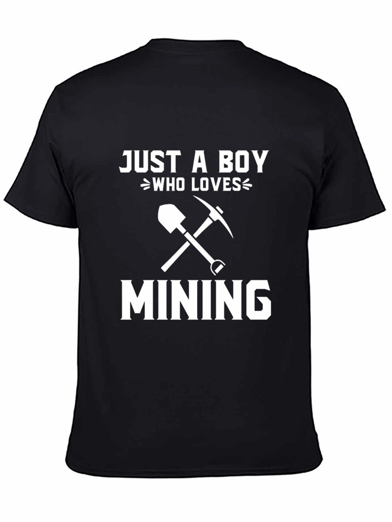 Just a Boy Who Loves Mining T-Shirt