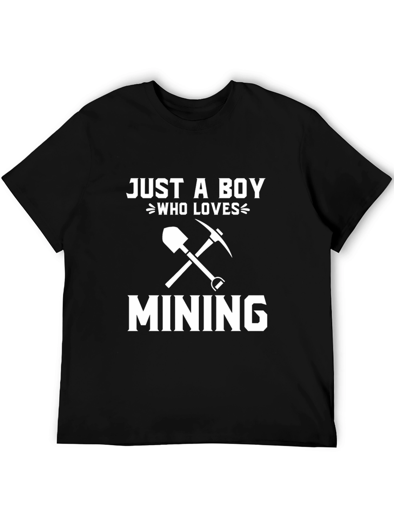 Just a Boy Who Loves Mining T-Shirt