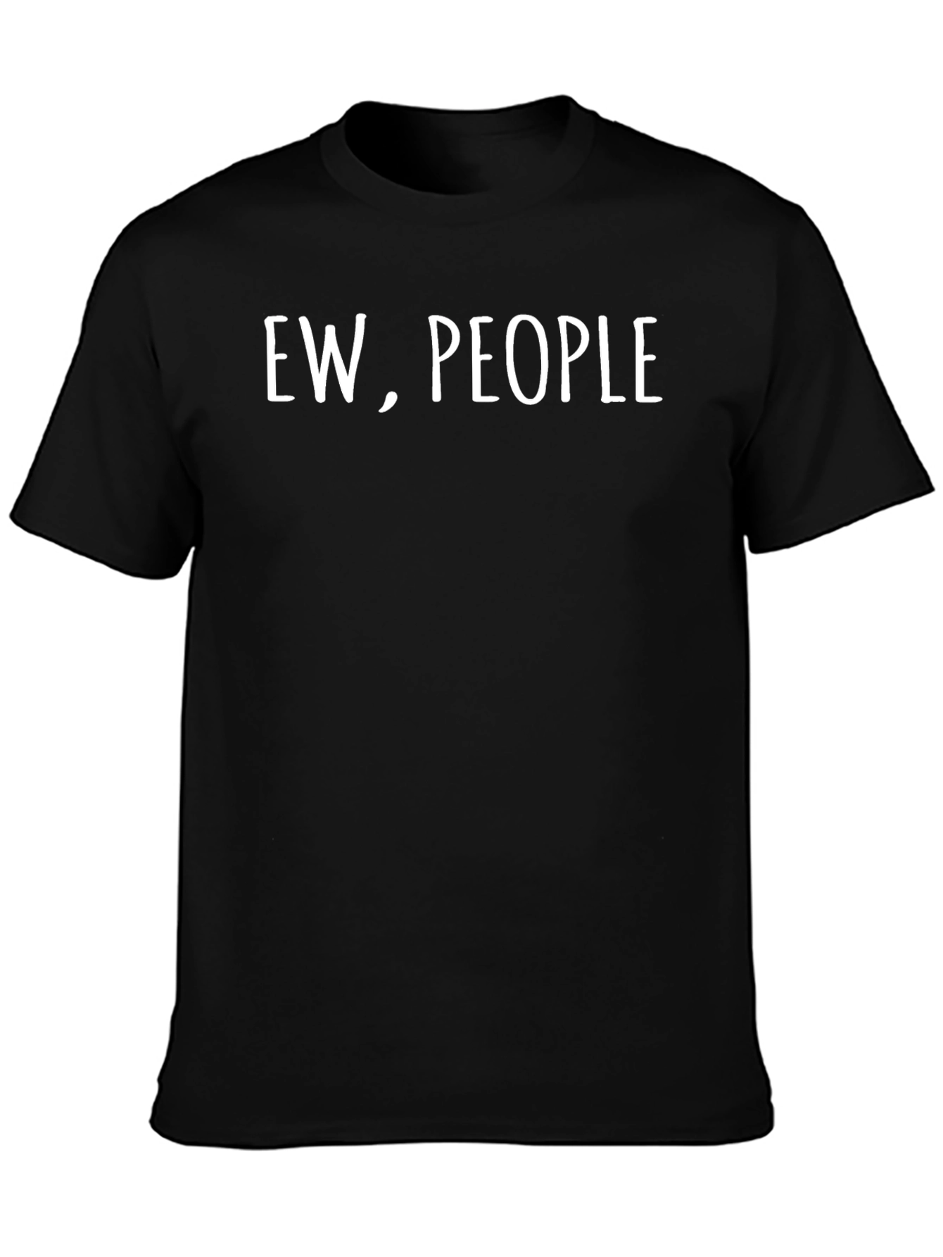 Ew People Black Graphic T-Shirt