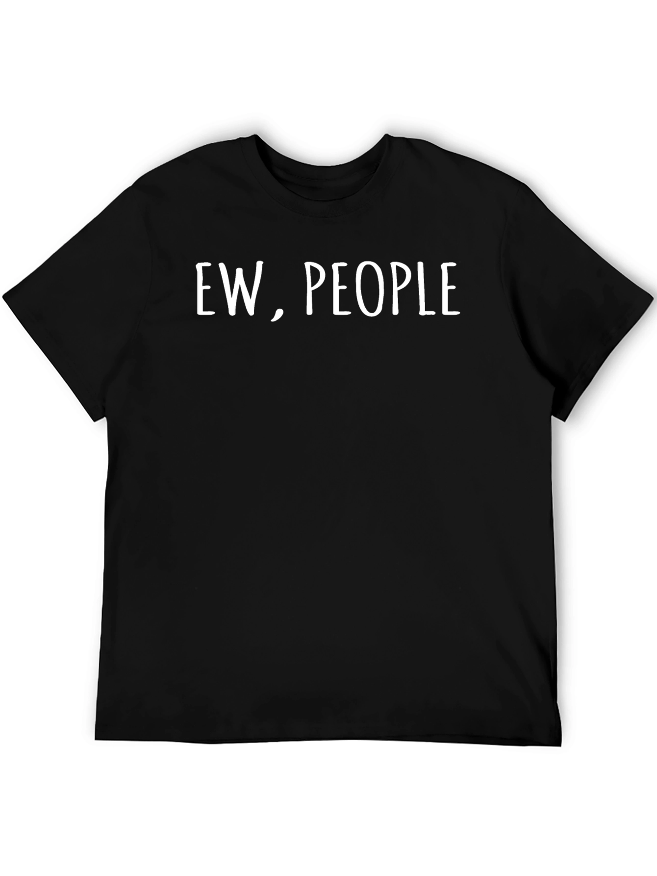 Ew People Black Graphic T-Shirt