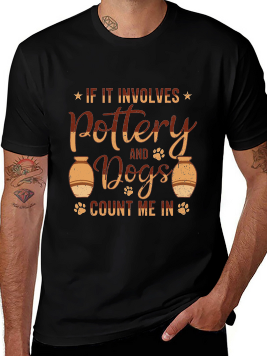 Pottery and Dogs Graphic T-Shirt