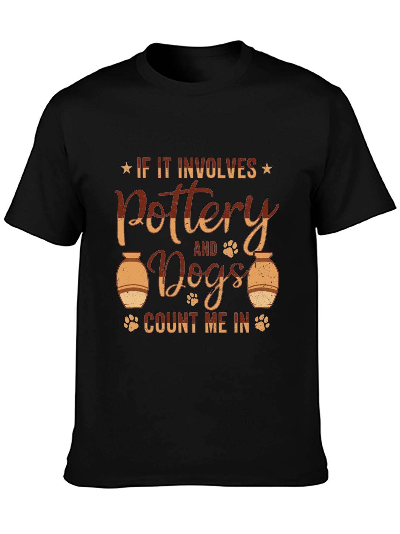 Pottery and Dogs Graphic T-Shirt
