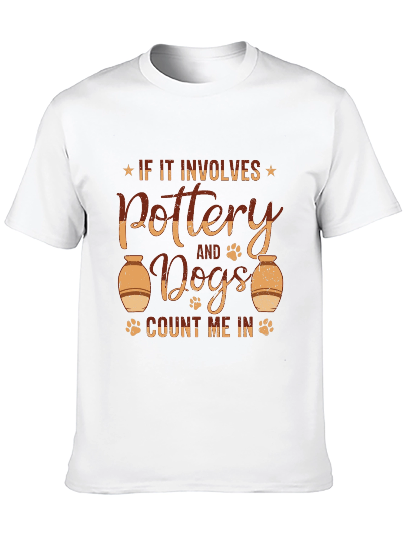 Pottery and Dogs Graphic T-Shirt