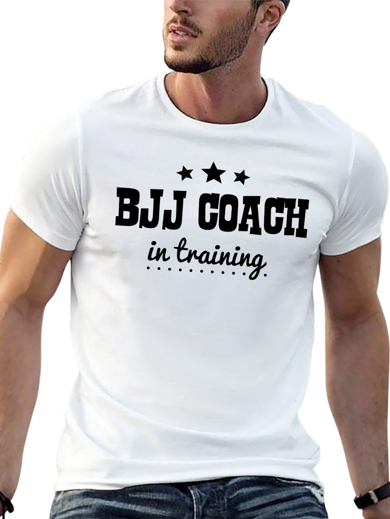 BJJ Coach in Training Black T-Shirt