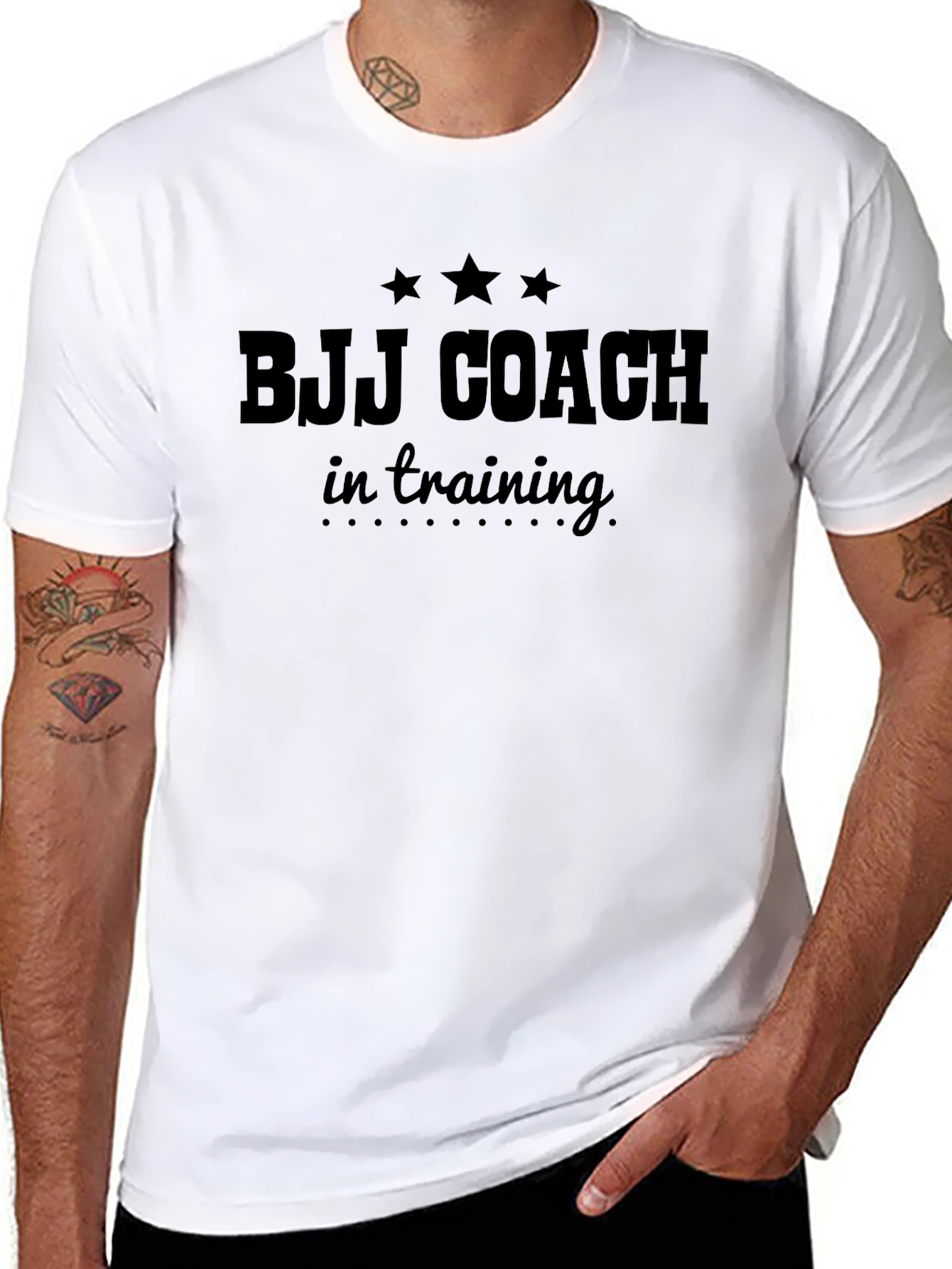 BJJ Coach in Training Black T-Shirt