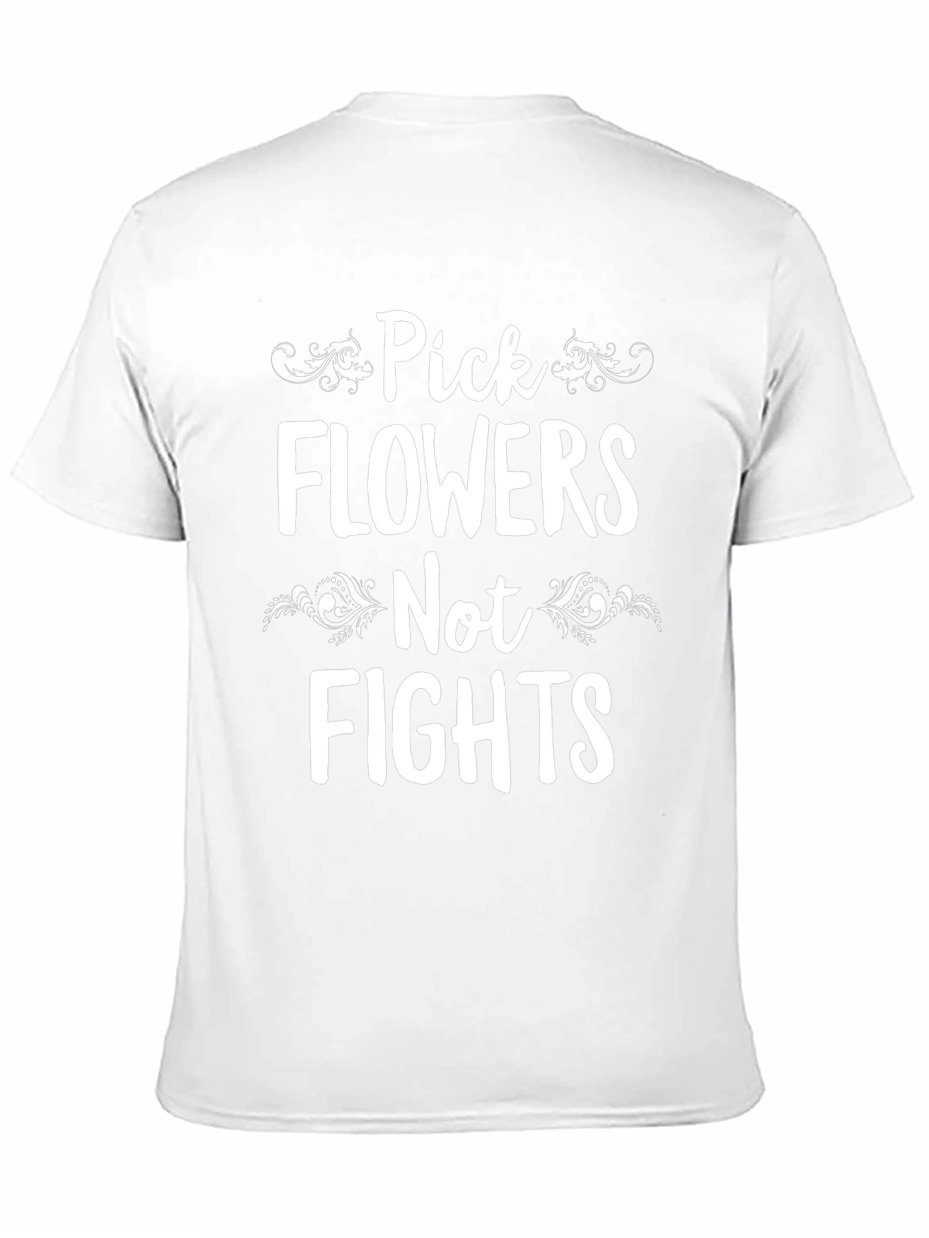 Pick Flowers Not Fights Graphic Tee