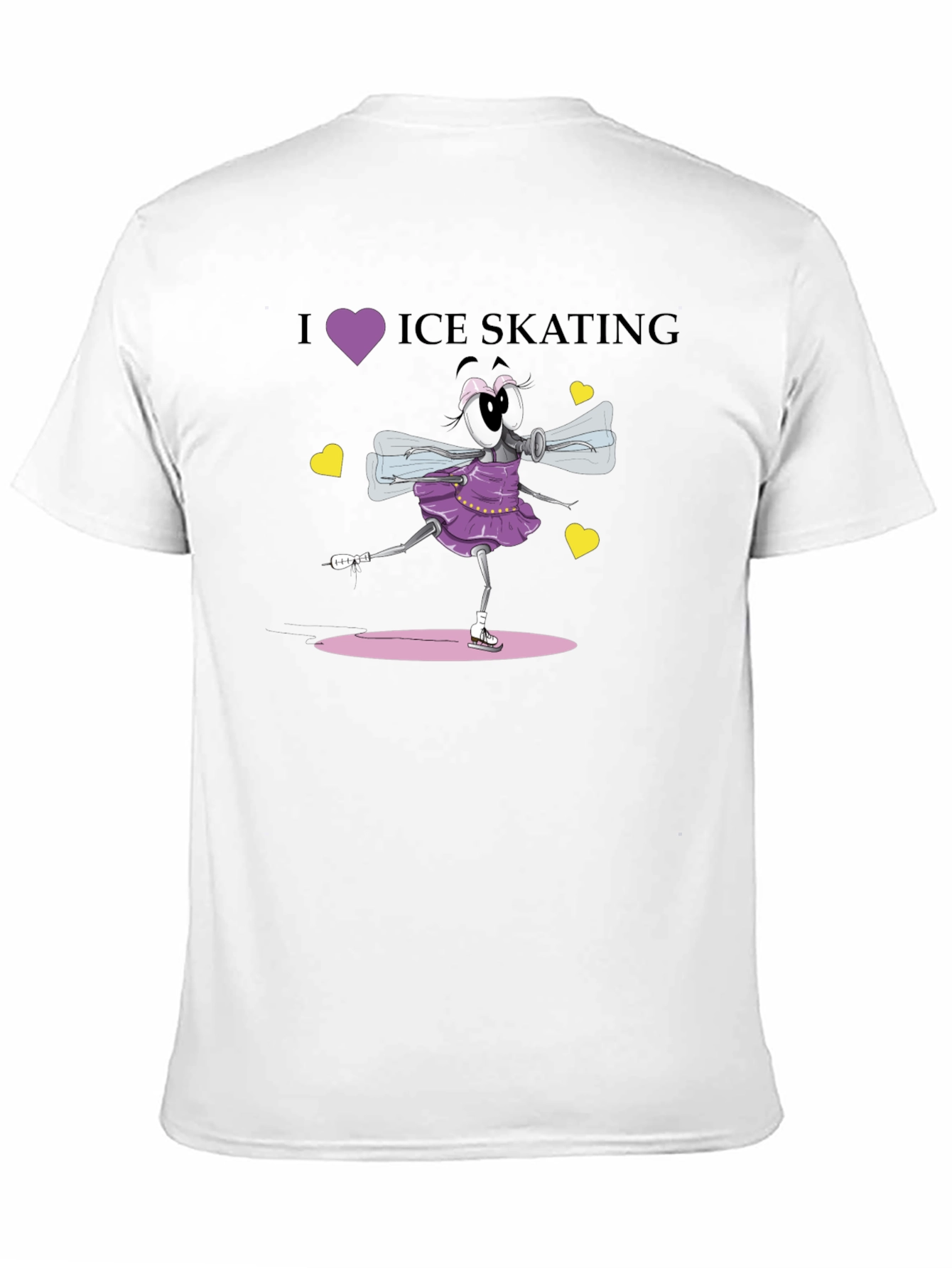 I Love Ice Skating Graphic T-Shirt