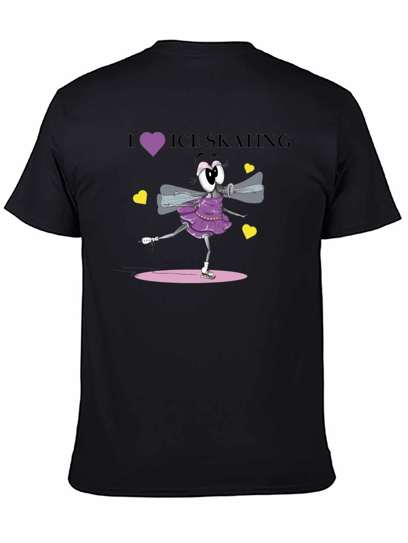 I Love Ice Skating Graphic T-Shirt