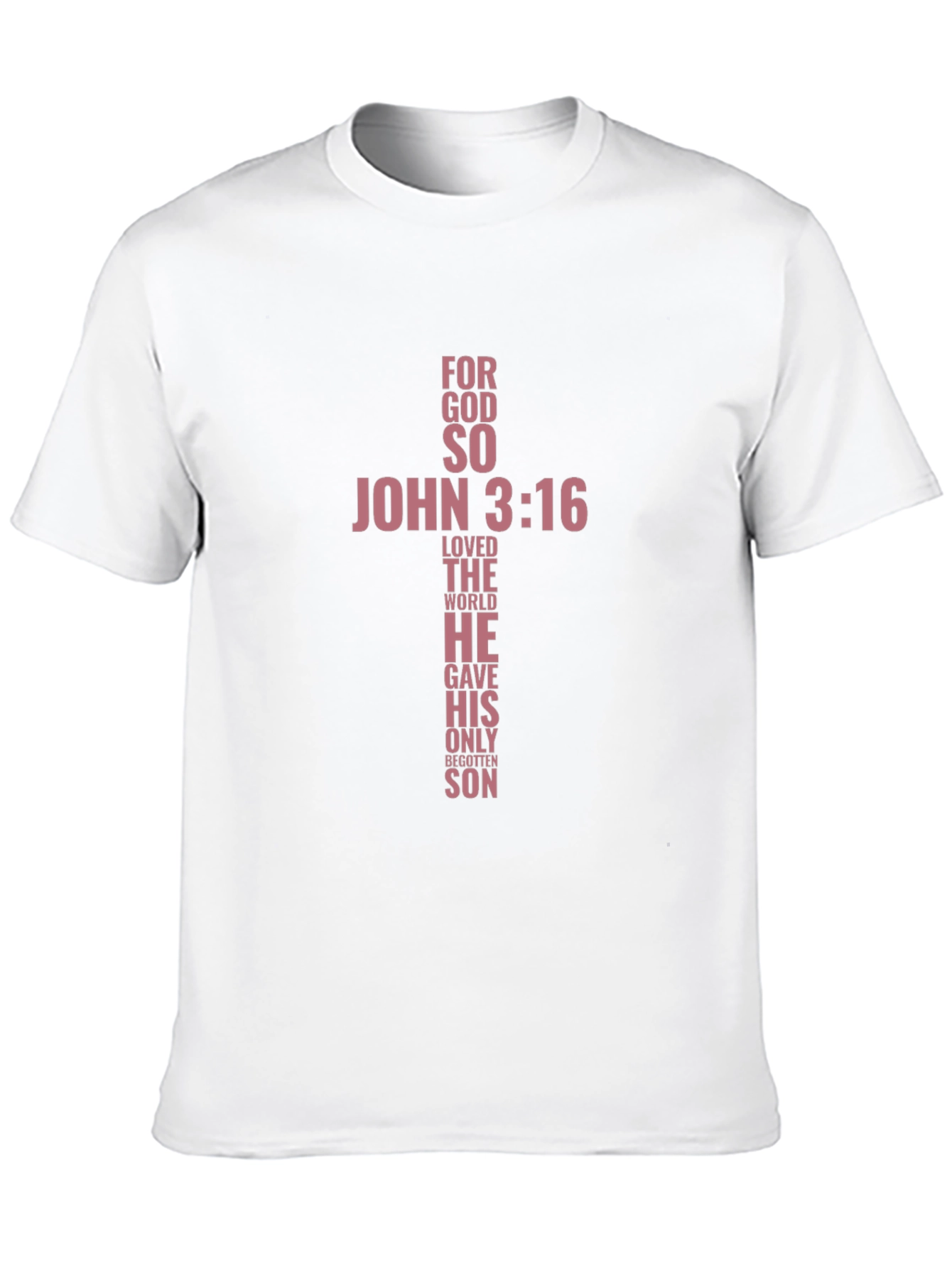 John 3:16 Graphic Tee - Christian T-Shirt