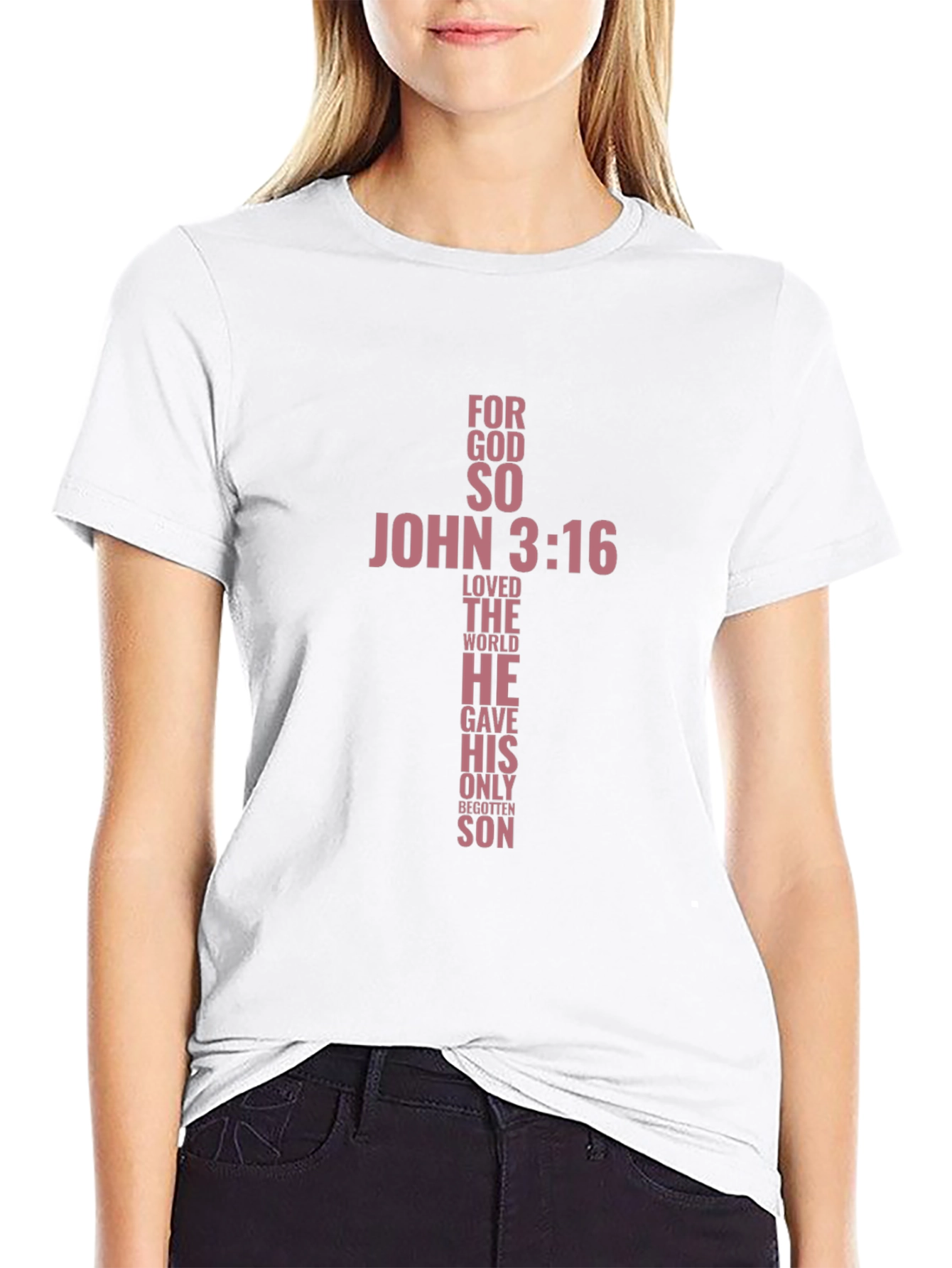 John 3:16 Graphic Tee - Christian T-Shirt