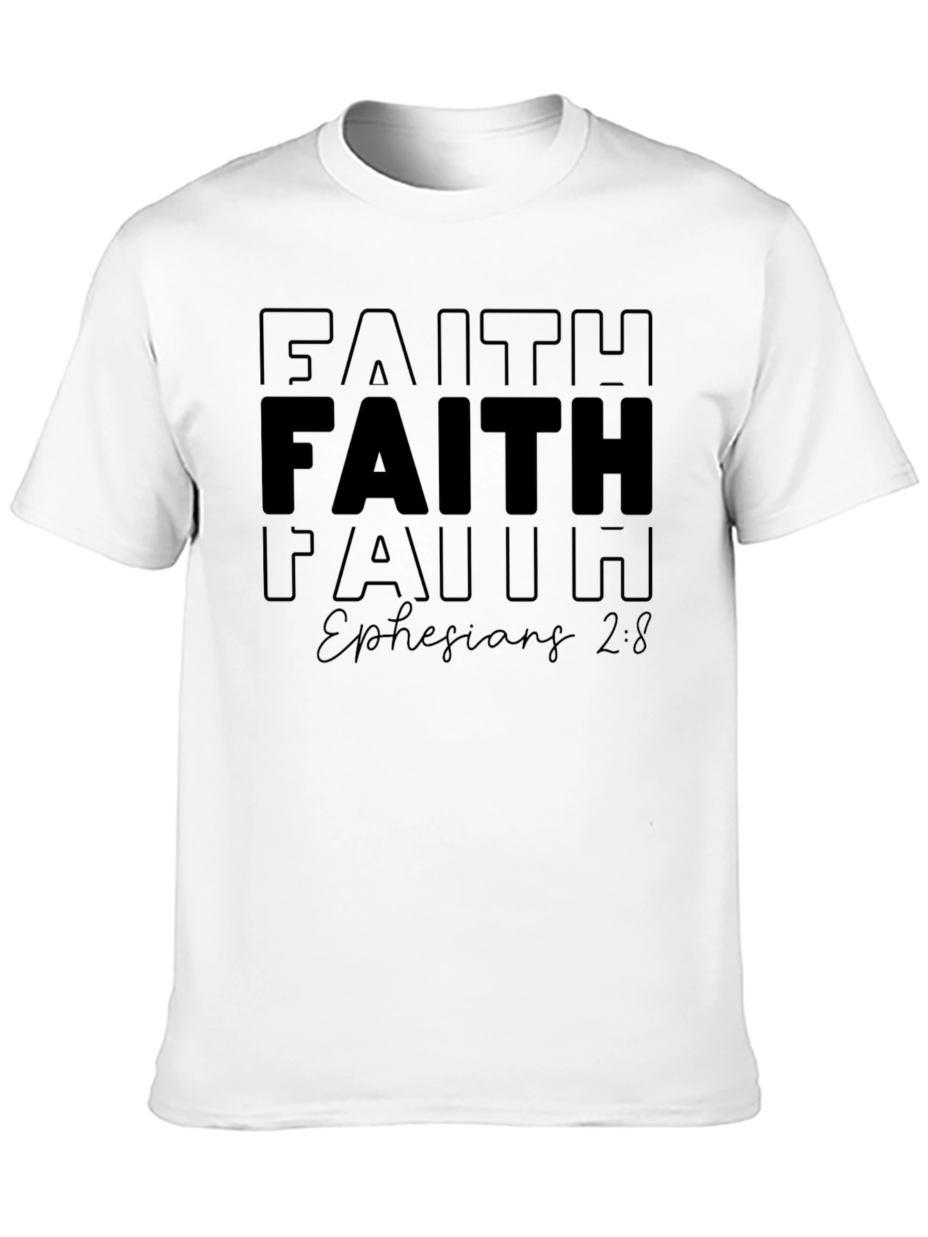 Faith Ephesians 2:8 T-Shirt - Christian Apparel