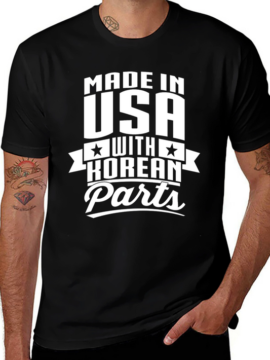 Made in USA with Korean Parts Graphic Tee