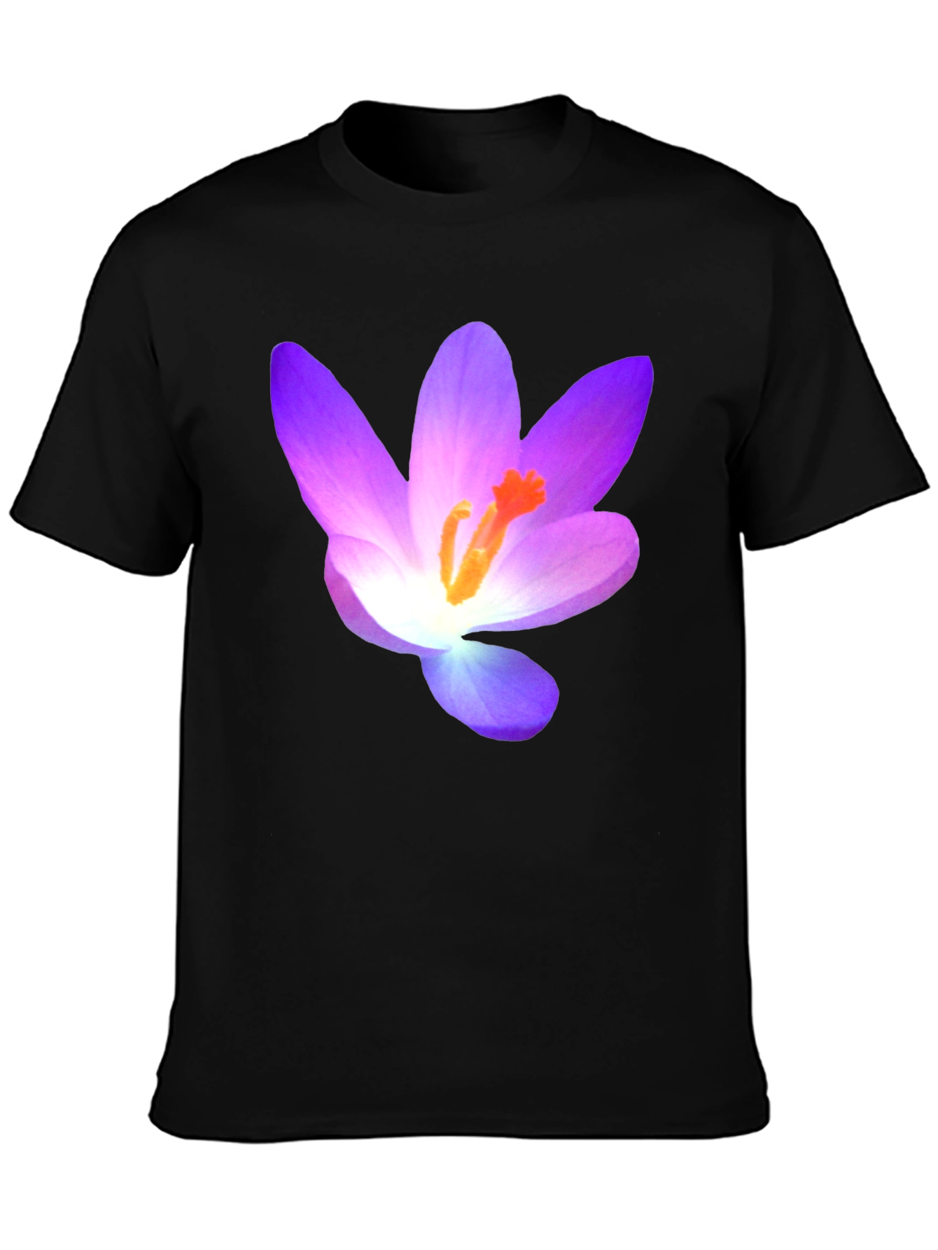 Floral T-Shirt - Crocus Design