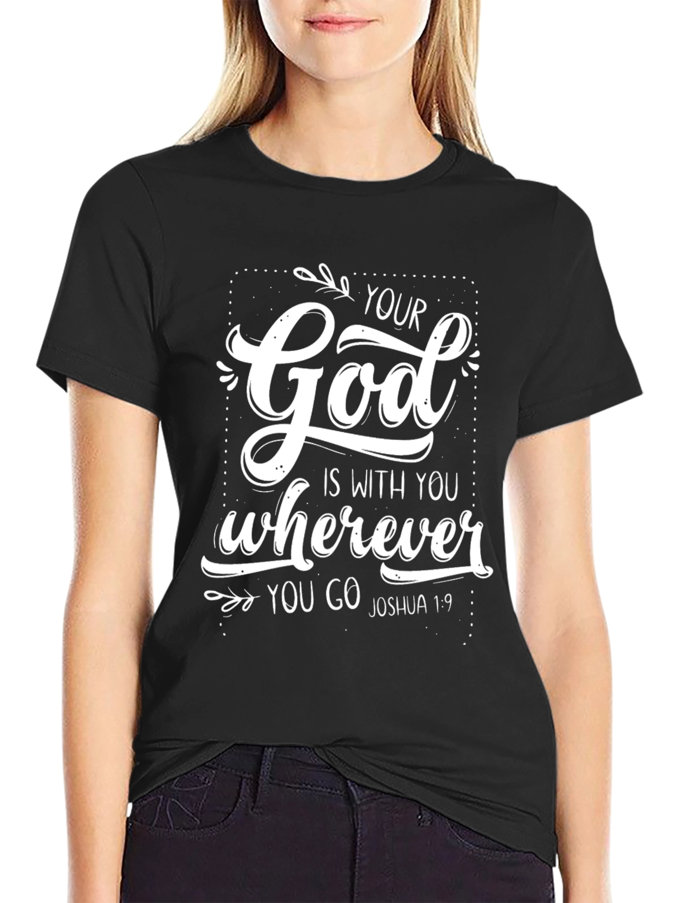 Inspirational Christian T-Shirt: God Is With You