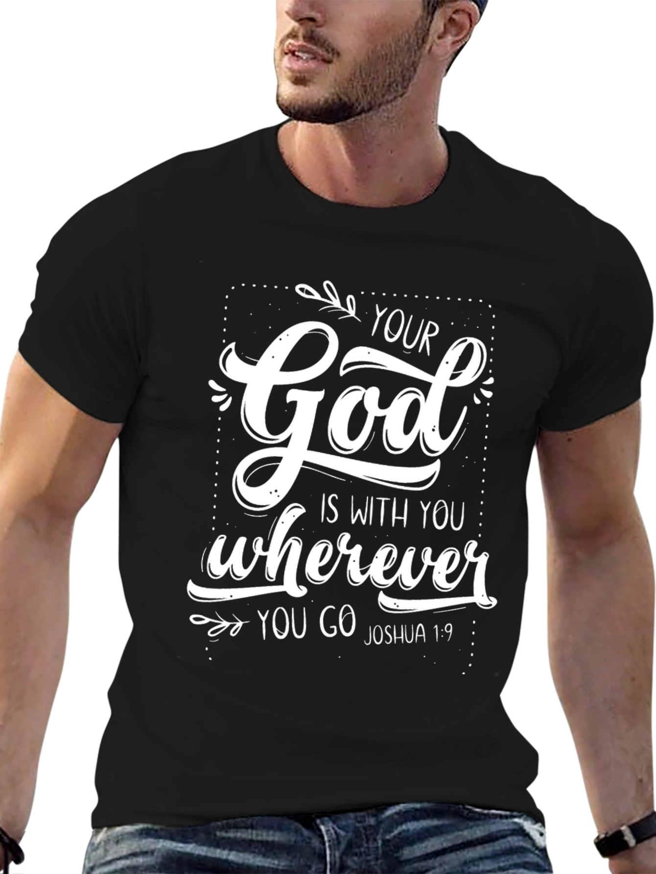 Inspirational Christian T-Shirt: God Is With You