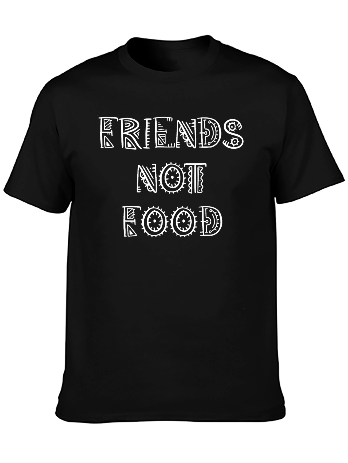Friends Not Food Graphic Tee - Vegan Statement T-Shirt